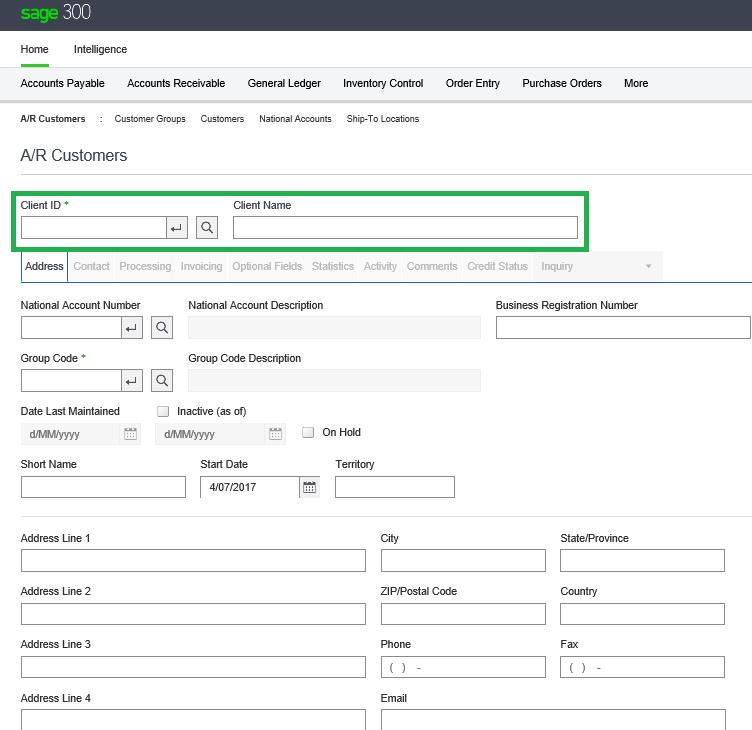 Sage 300 software