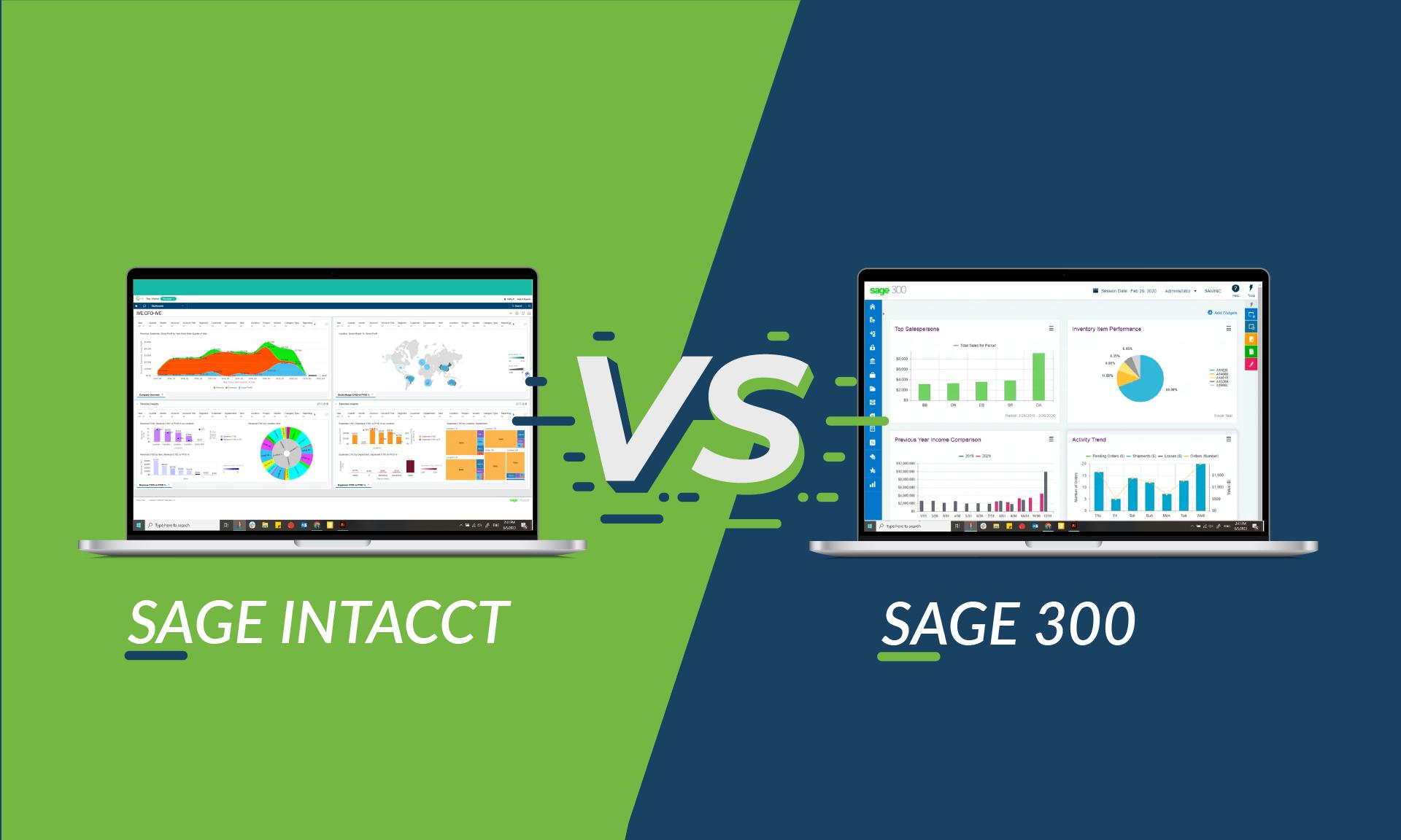 Sage 300 vs Sage Intacct